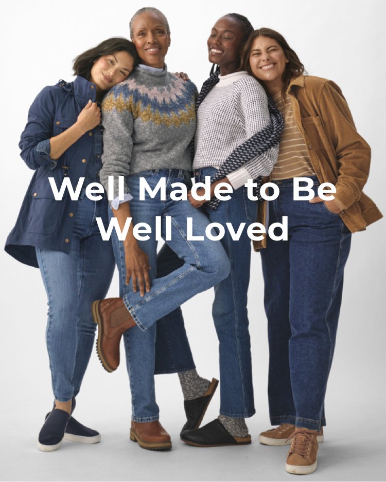 Well Made to be Well Loved. L.L.Bean Jeans for women.