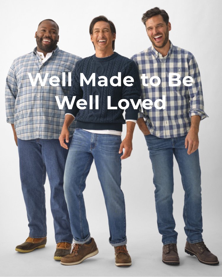 Well Made to Be Well Loved. L.L.Bean Jeans for men.