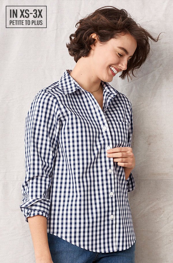 Wrinkle-Free Pinpoint Oxford Shirts.