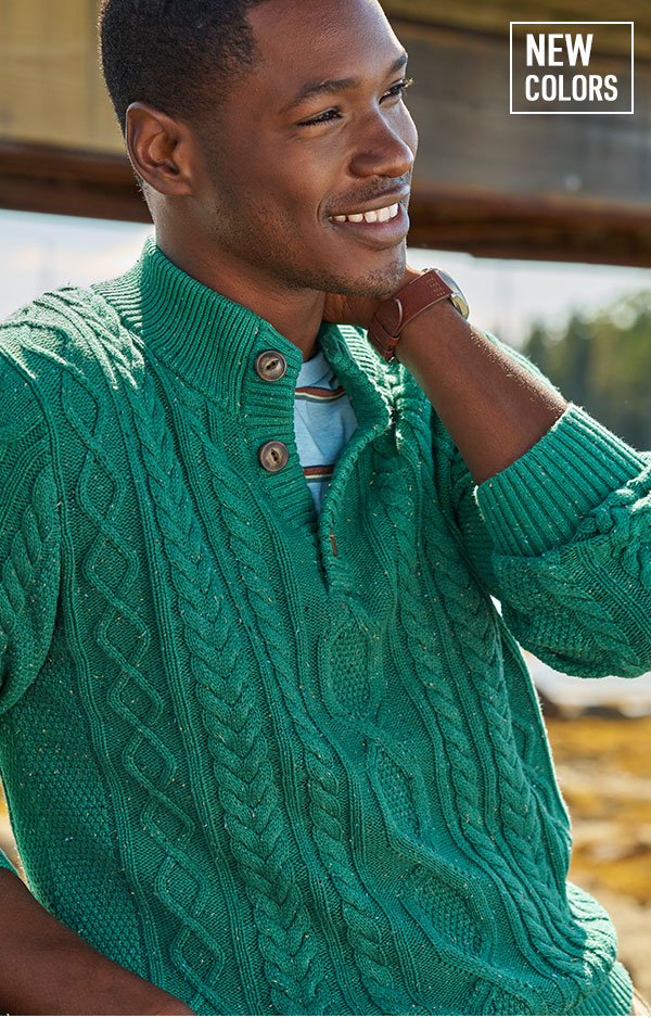 Heritage Soft Cotton Sweaters.