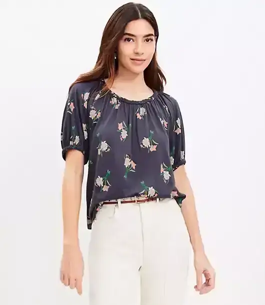 Daffodil Braided Trim Top