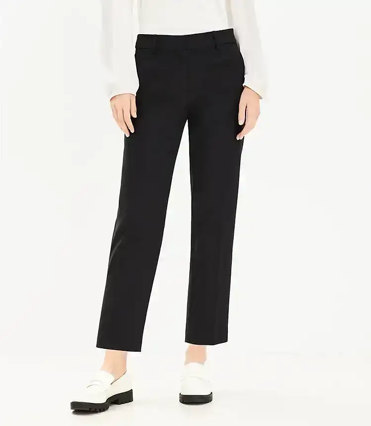 Riviera Slim Pants in Doubleweave