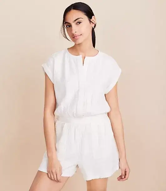 Lou & Grey Triple Cloth Romper