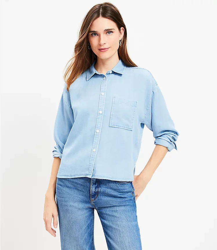 Chambray Modern Pocket Shirt