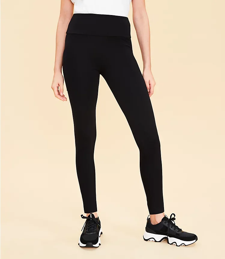 Lou & Grey Sporty Ponte Side Pocket Leggings