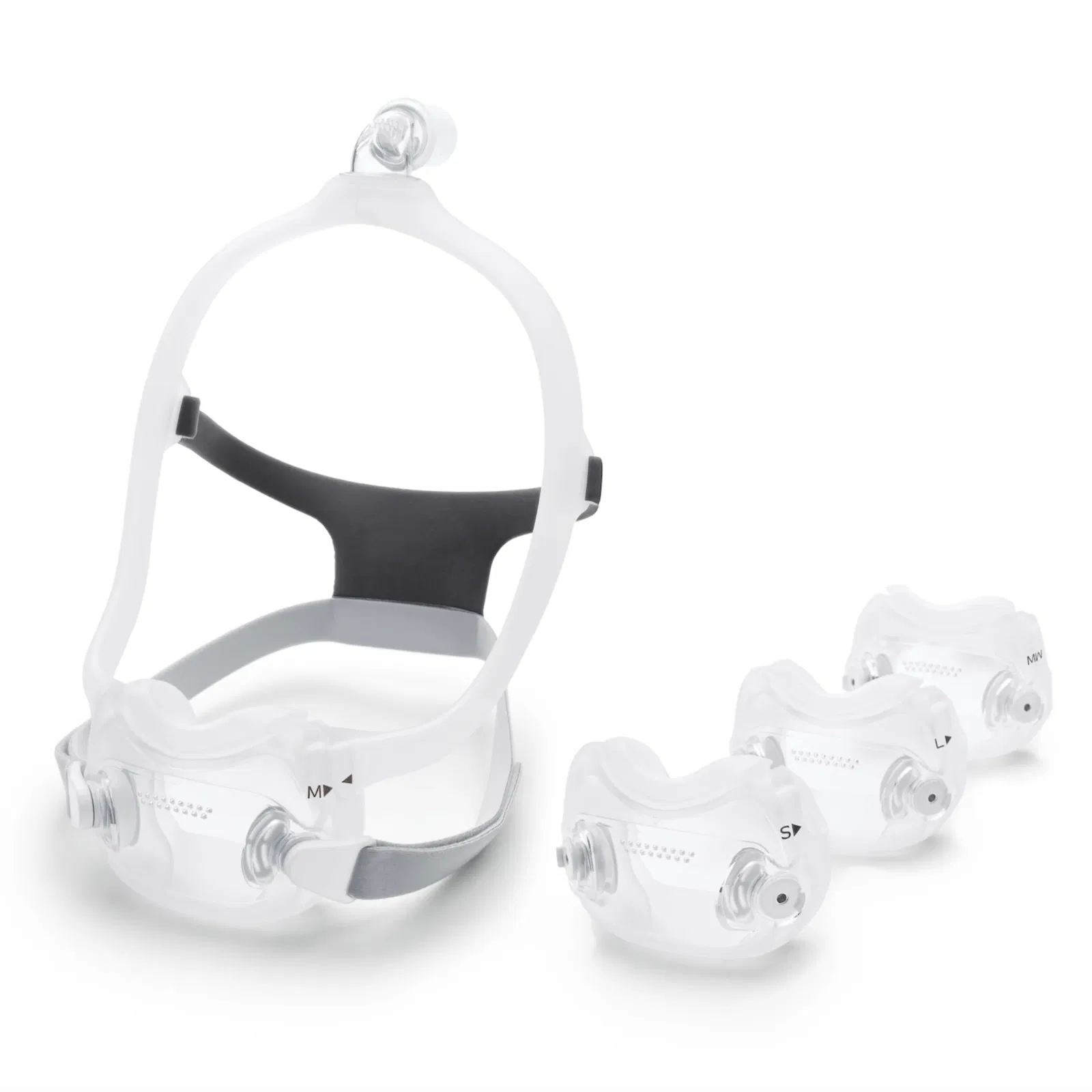 Image of Respironics DreamWear™ Full Hybrid CPAP Mask with Headgear and Fit Pack