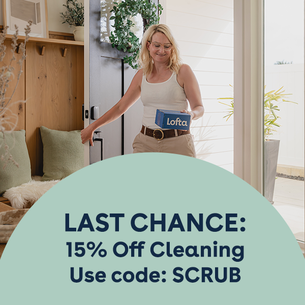 LAST CHANCE: 15% off cleaning. Use code: SCRUB