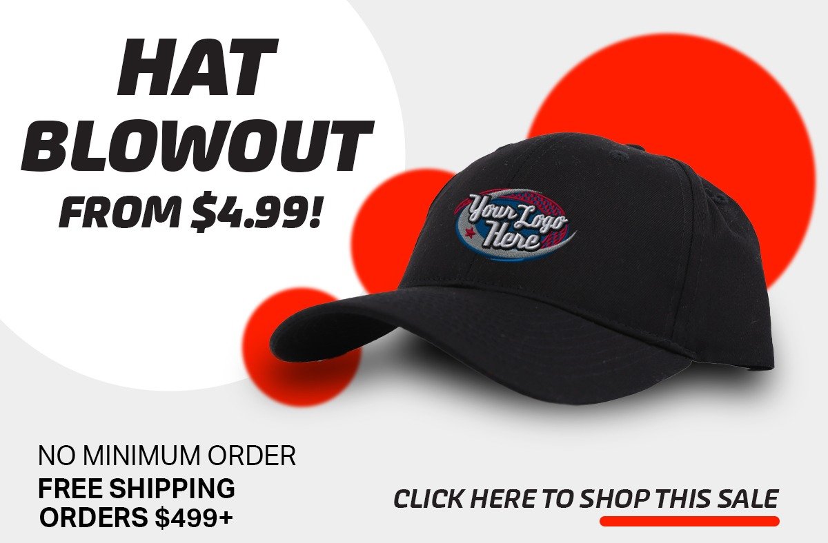 Hat Blowout: From \\$4.99 & No Min. Order!