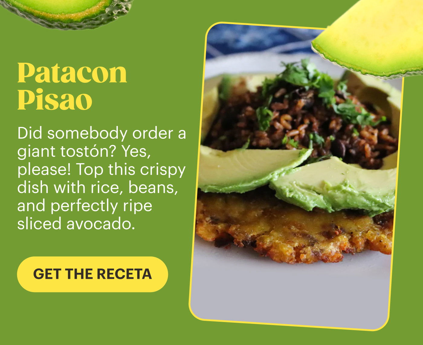 Patacon Pisao GET THE RECETA