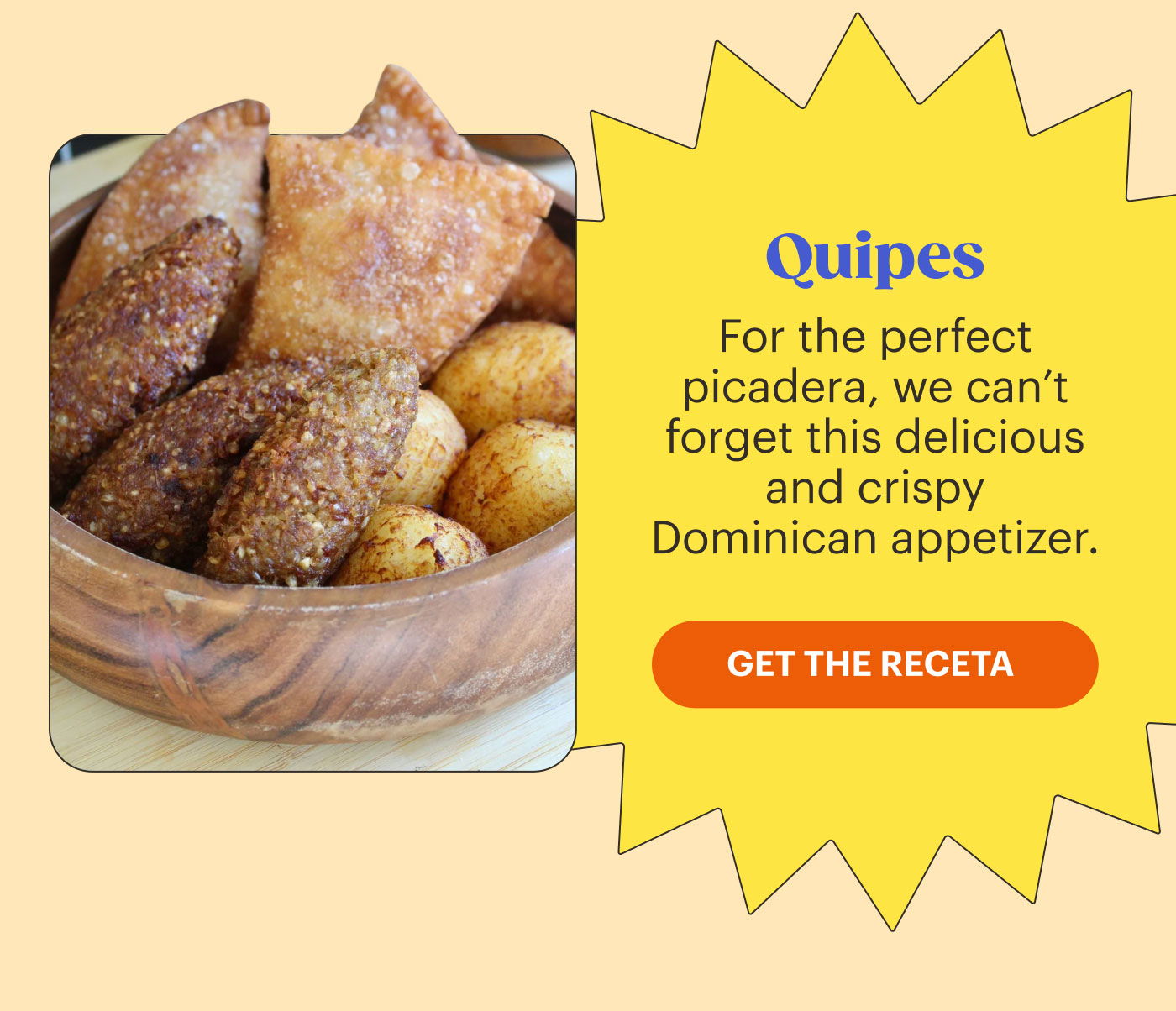 Quipes GET THE RECETA