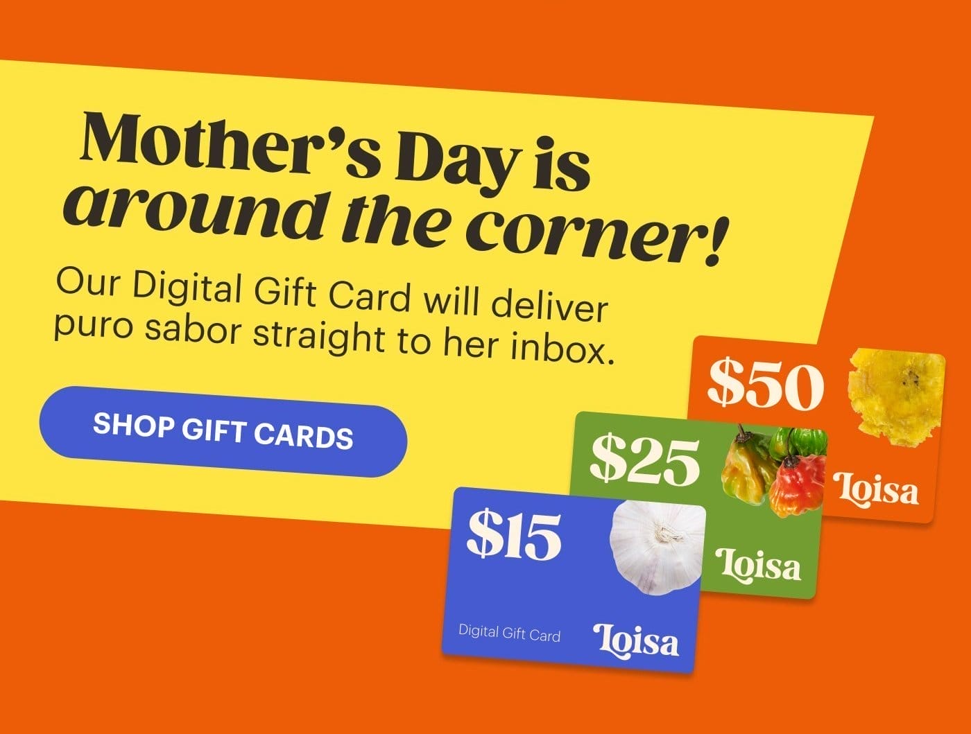 SHOP GIFT CARDS