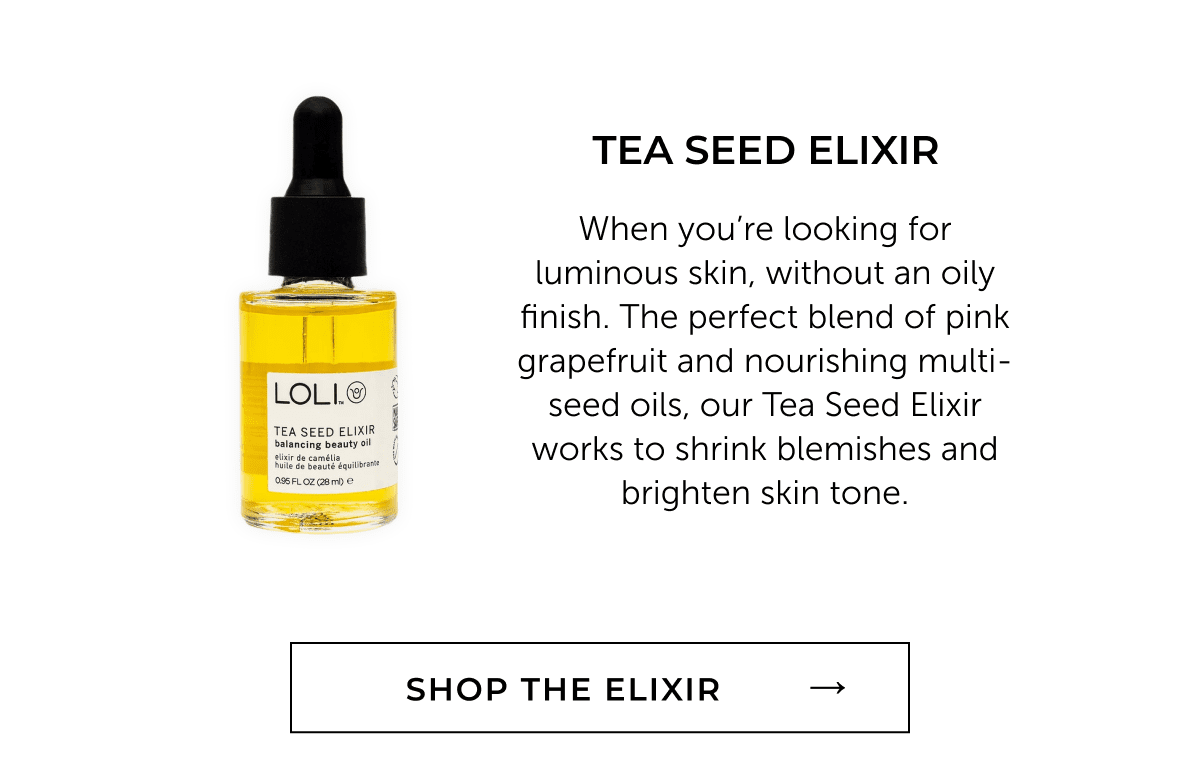 Tea Seed Elixir