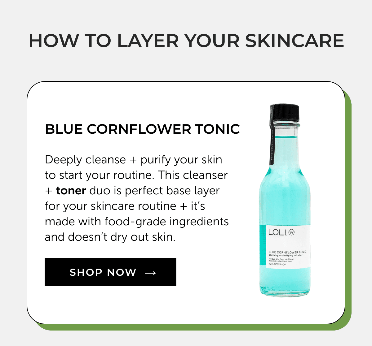 Blue Cornflower Tonic