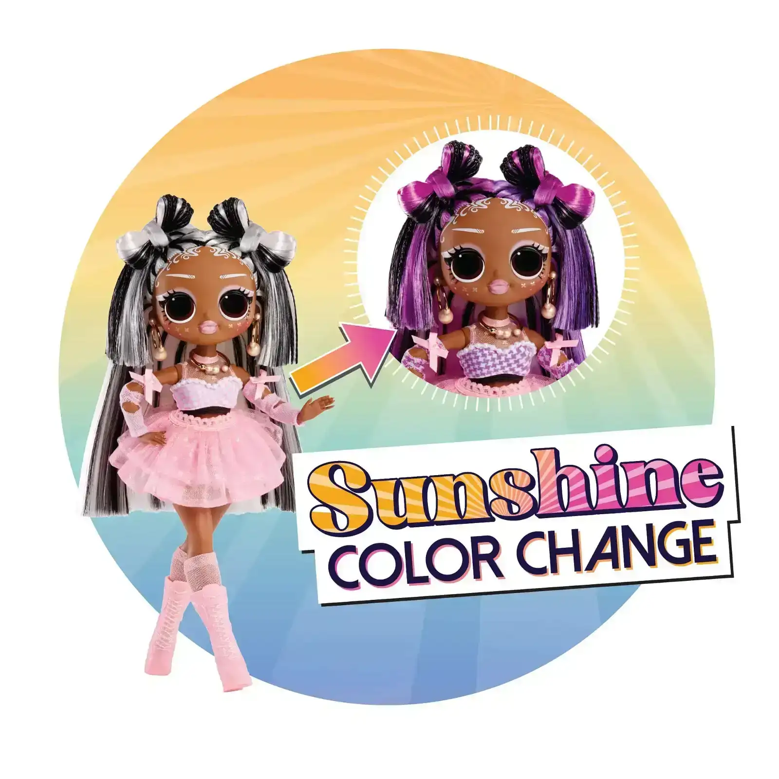 Image of LOL Surprise OMG Sunshine Makeover Switches Fashion Doll