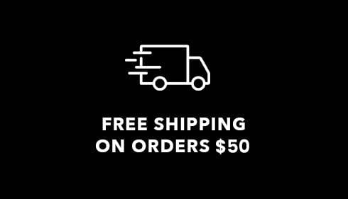 Free Shipping on Orders \\$50+