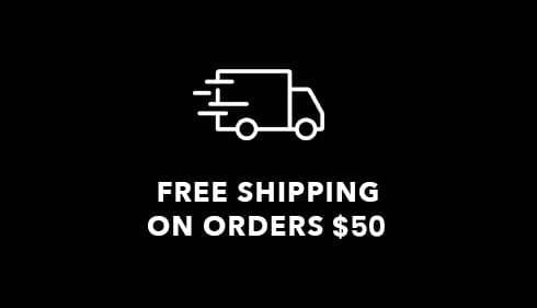 Free Shipping on Orders \\$50+