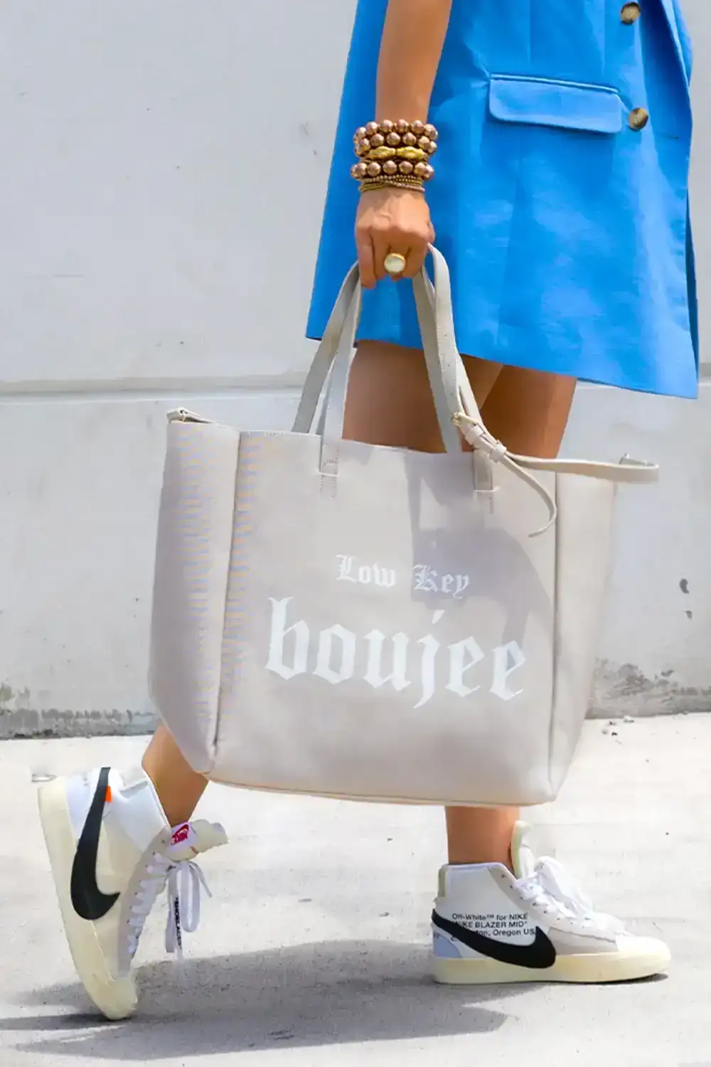 Image of NEVER ENDING TOTE - Low Key Boujee (Cream)