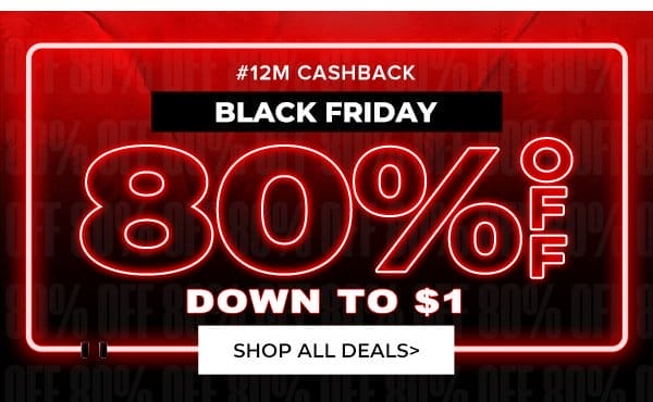 Black Friday Deals: 80% Off & Down To \\$1!