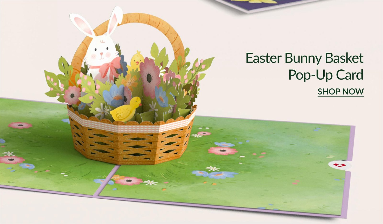 Easter Bunny Basket Pop-Up Card