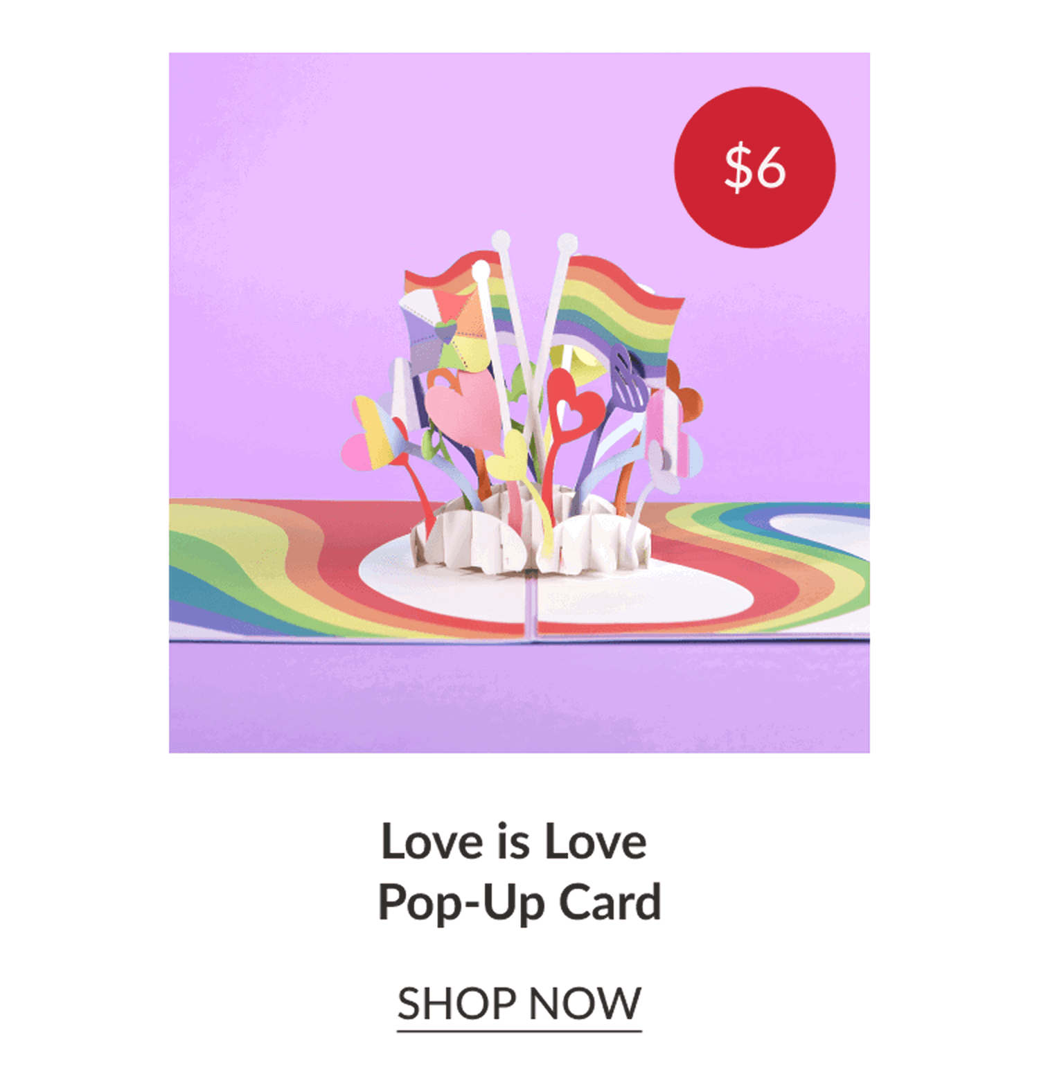 Love is Love Pop-Up Card | SHOP NOW