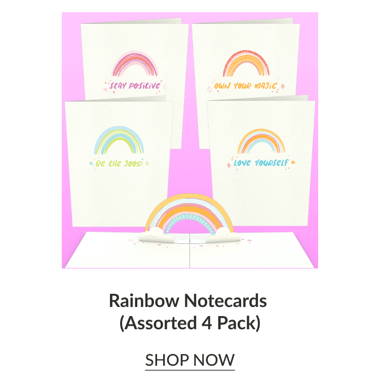 Rainbow Notecards (Assorted 4 Pack) | SHOP NOW