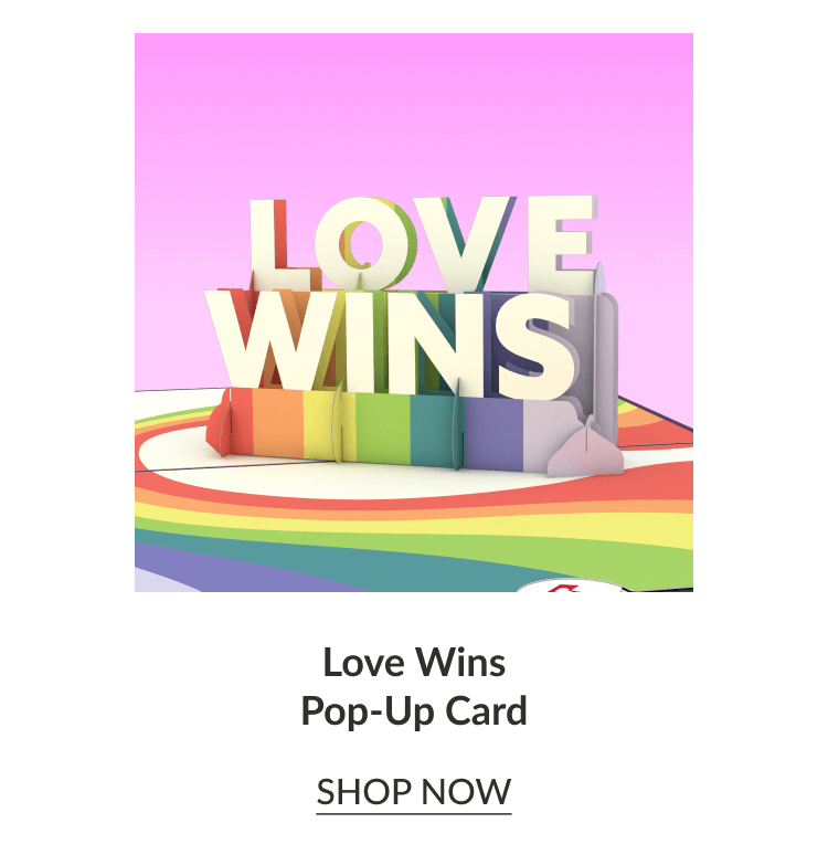 Love Wins Pop-Up Card | SHOP NOW