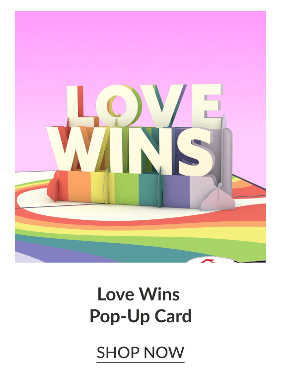Love Wins Pop-Up Card | SHOP NOW
