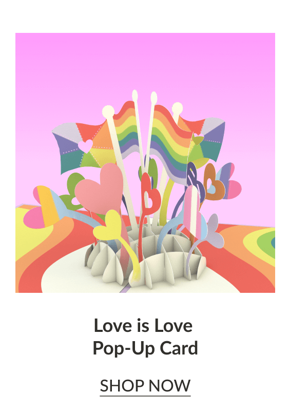 Love is Love Pop-Up Card | SHOP NOW