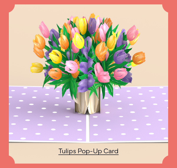 Tulips Pop-Up Card