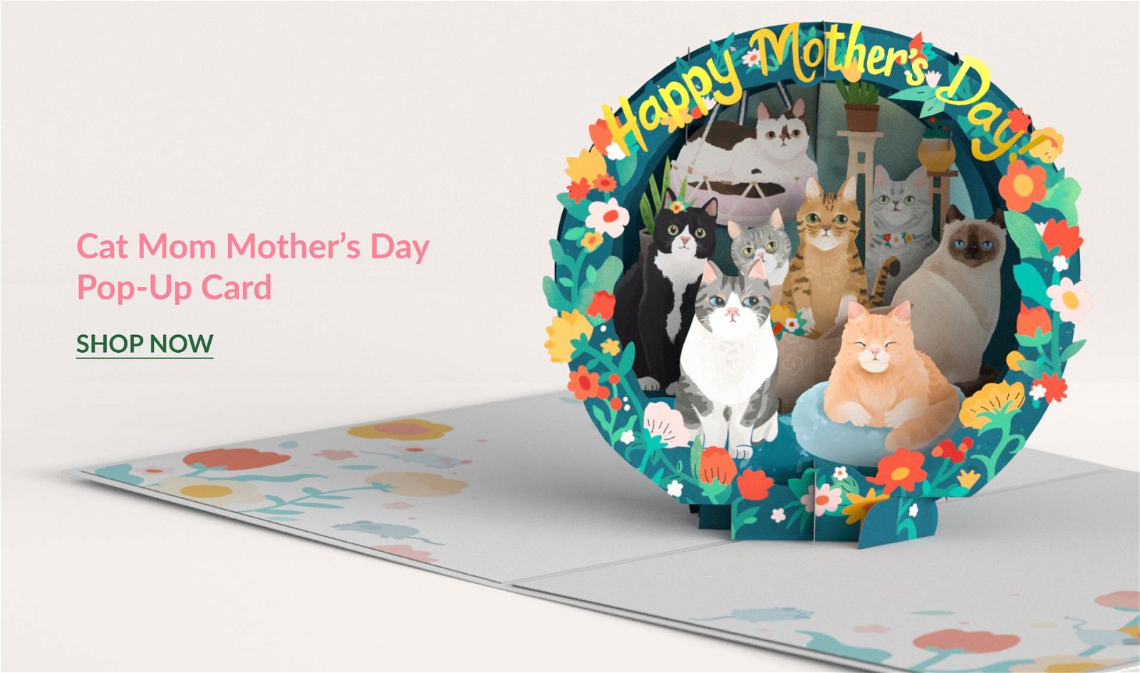 Cat Mom Mother’s Day Pop-Up Card | SHOP NOW