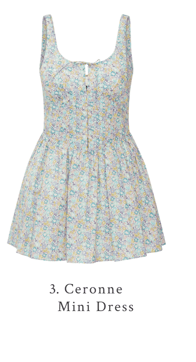 Ceronne Liberty Fabric Mini Dress