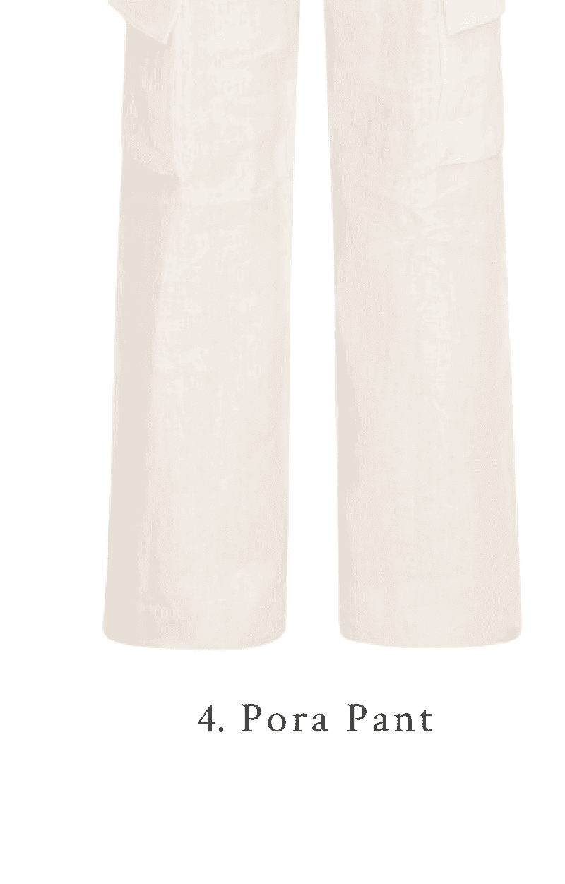 Pora Linen Cargo Pants