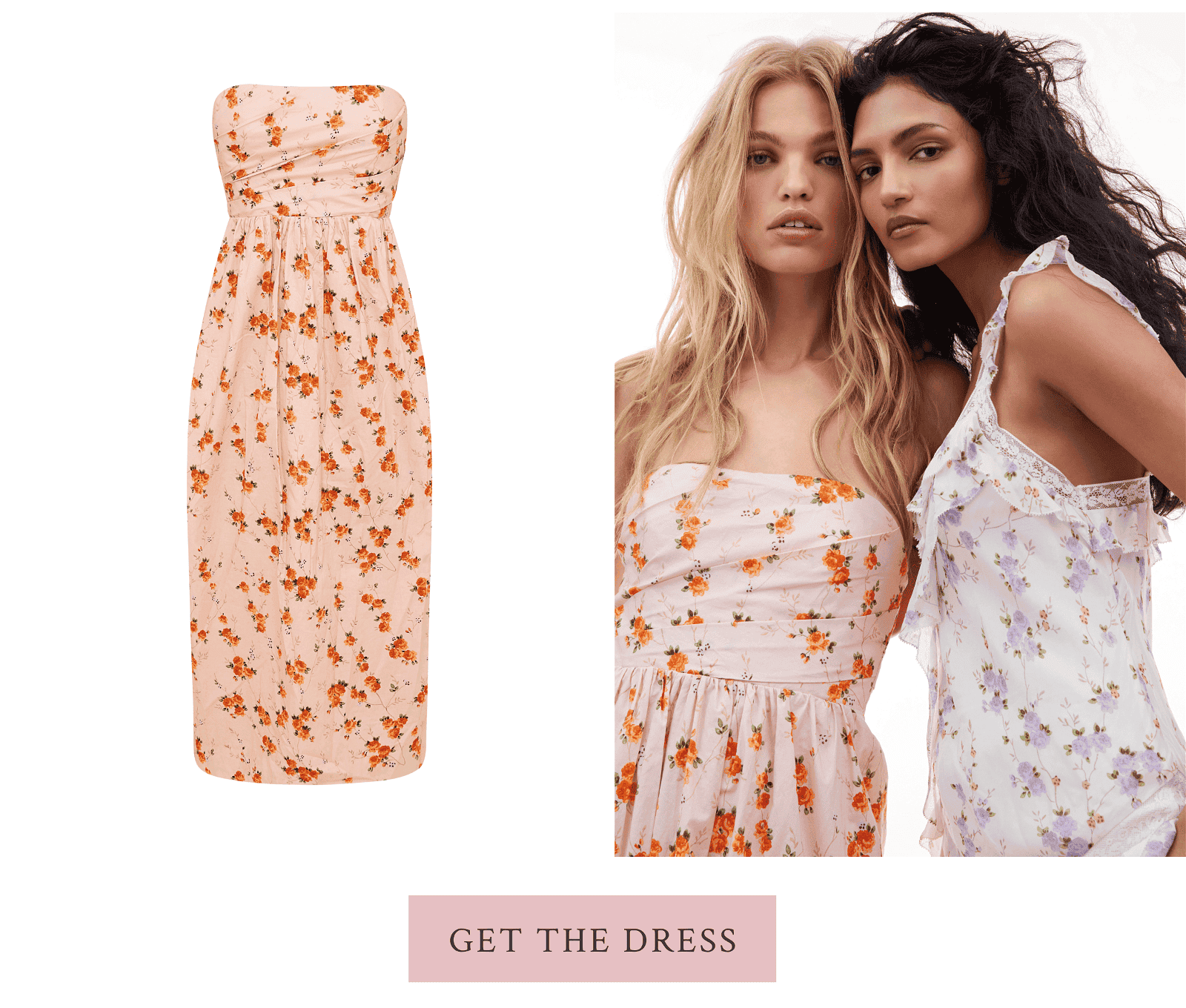 The Luxie - Bright blooms on a super flattering tulip silhouette make this a love-forever dress.