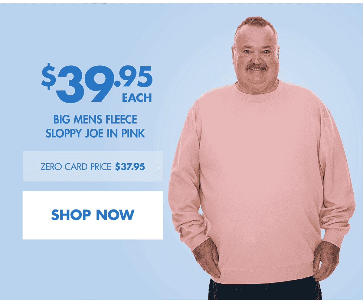 Lowes Crew Neck Fleece Sloppy Joe In White Marle