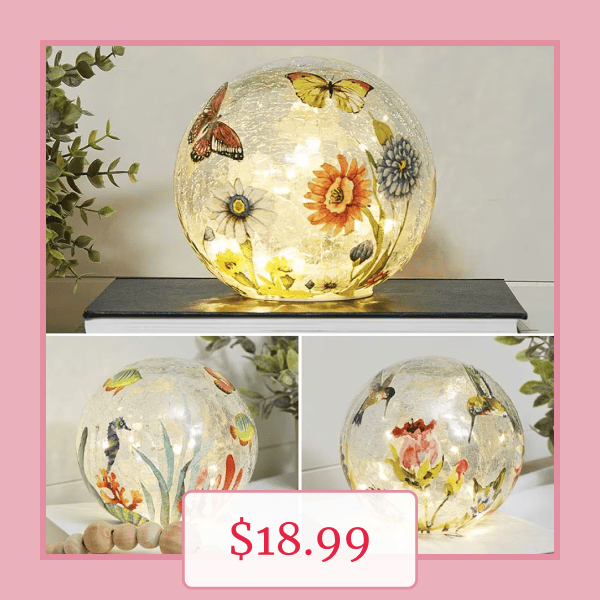 Themed Lighted Glass Globes