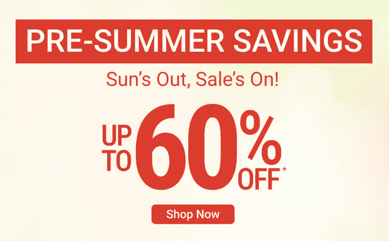 Pre-Summer Sale