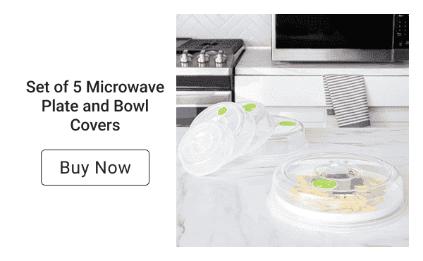 Set of 5 Microwave Plate and Bowl Covers