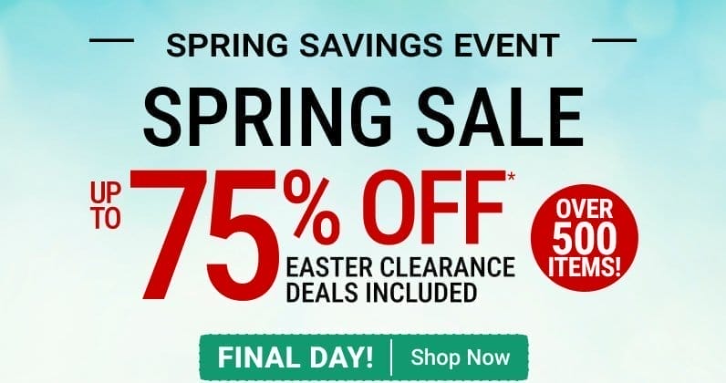 Spring Sale