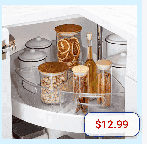 2-Pk. Lazy Susan Bins