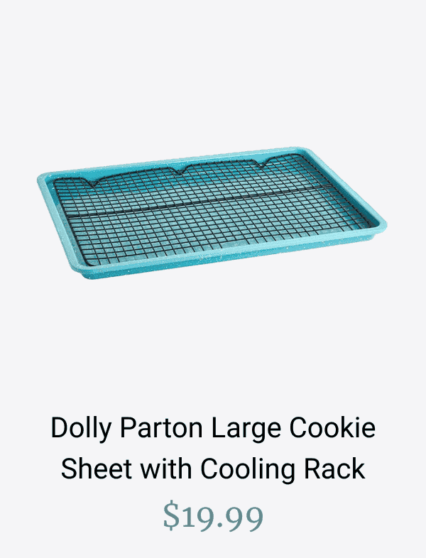 Dolly Parton Large Cookie Sheet with Cooling Rack