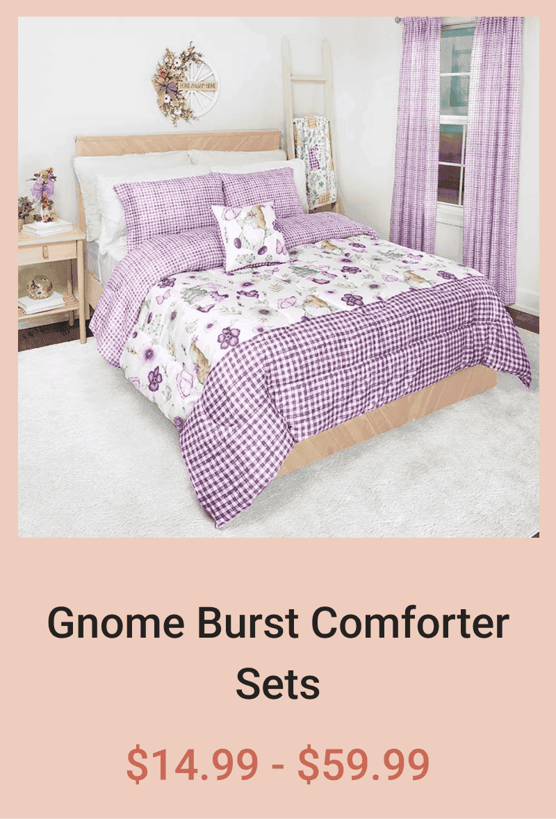 Gnome Burst Comforter Sets