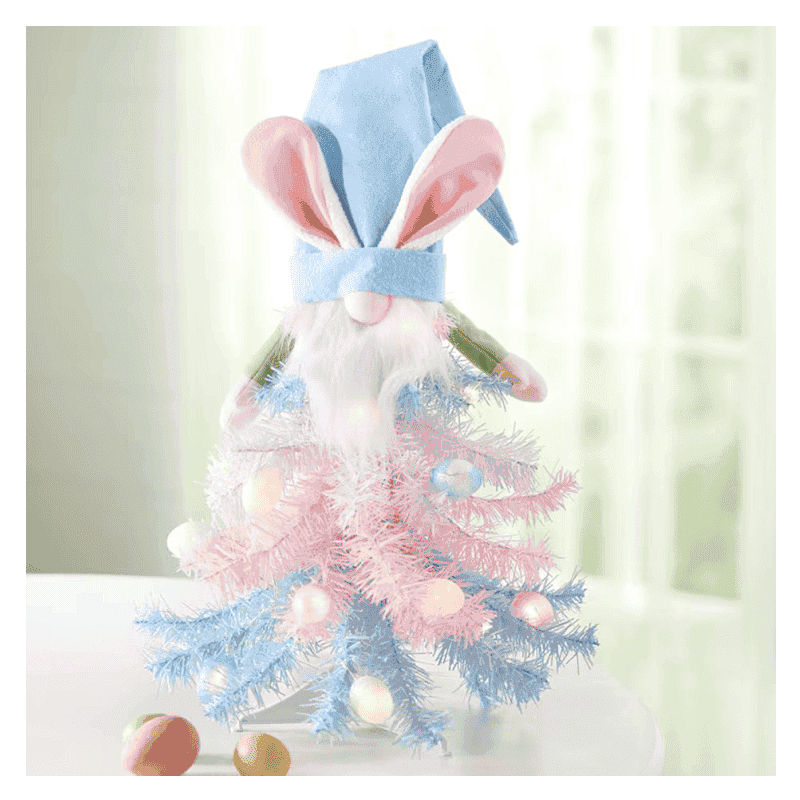 Lighted Easter Gnome Tree