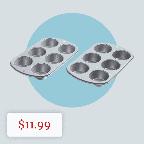 Set of 2 Wilton 6-Cup Muffin Pans