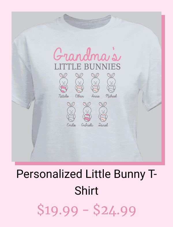 Personalized Little Bunny T-Shirt