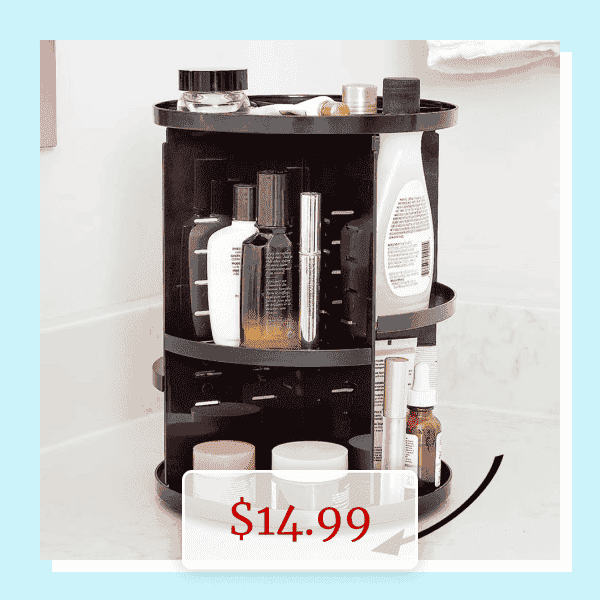 Rotating Makeup Tower Organizer