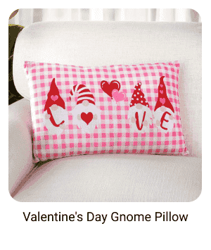 Valentine's Day Gnome Pillow