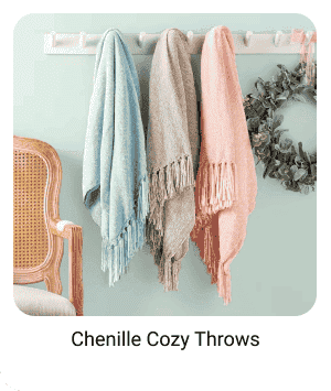 Chenille Cozy Throws