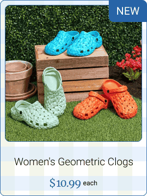 Women's Geometric Clogs