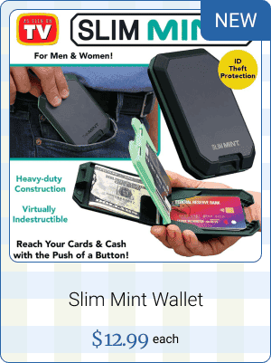 Slim Mint Wallet