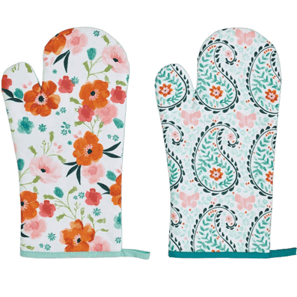 Dolly Parton Set of 2 Cotton Twill Oven Mitts